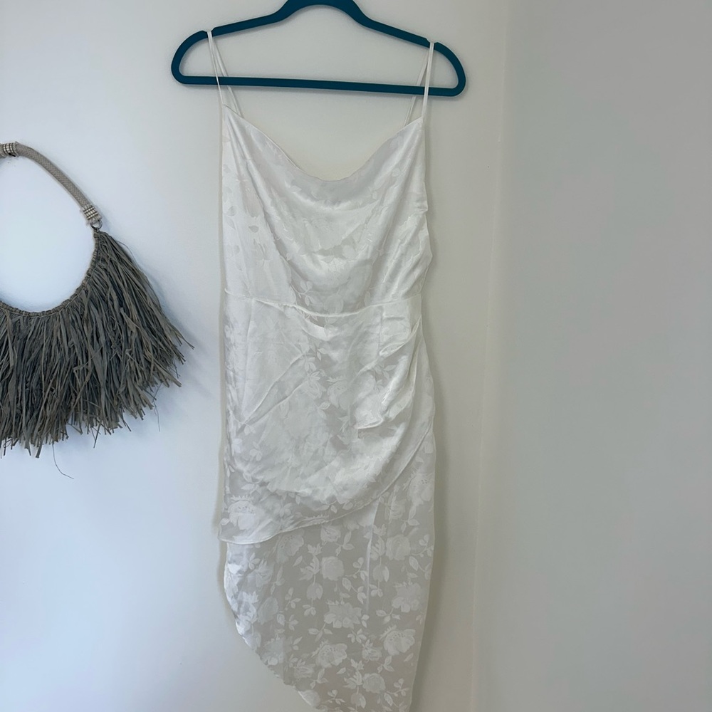 12th Tribe White Asymmetrical Dress